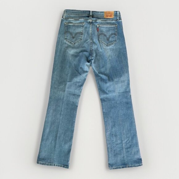 Levis 529 Curvy Bootcut Jeans Womens Size 10 Blue Stretch Mid Rise Classic Denim - Picture 2 of 9